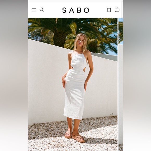 Sabo White dress NWT never worn - Picture 1 of 4